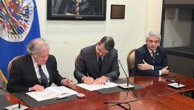 CONAMP formaliza acordo internacional com a OEA